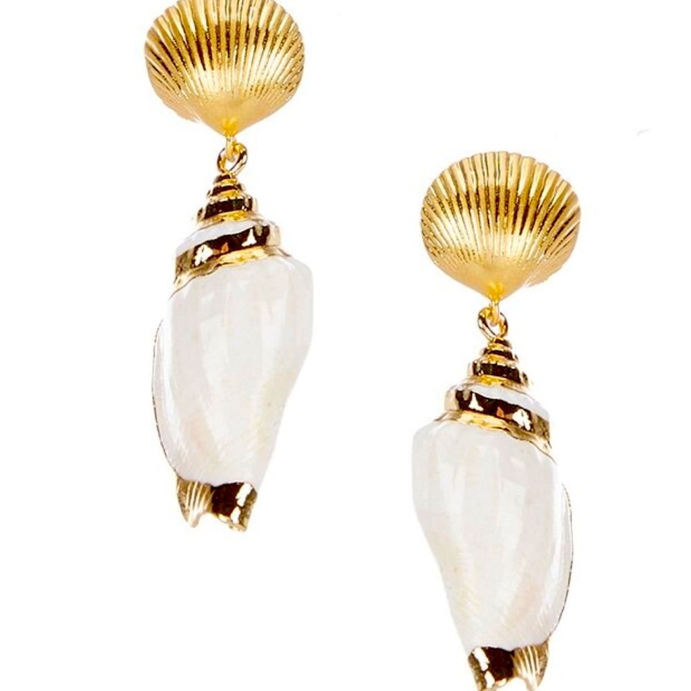 New kate spade new york Reef Treasure Shell Drop Earrings